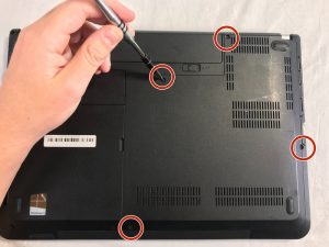 آموزش تعویض هارد دیسک Lenovo Edge Thinkpad E431