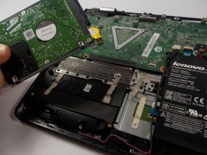 راهنمای گام به گام تعویض هارد دیسک Lenovo Flex 3-1120